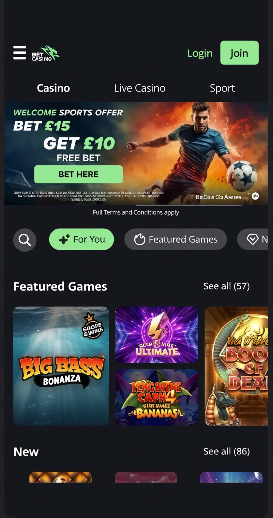 BetGrouse Casino App
